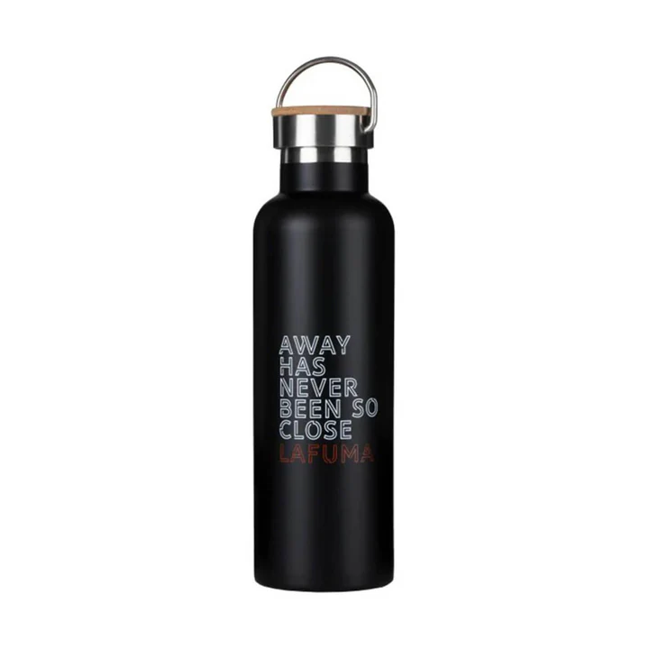 Compact Black Thermal Bottle
