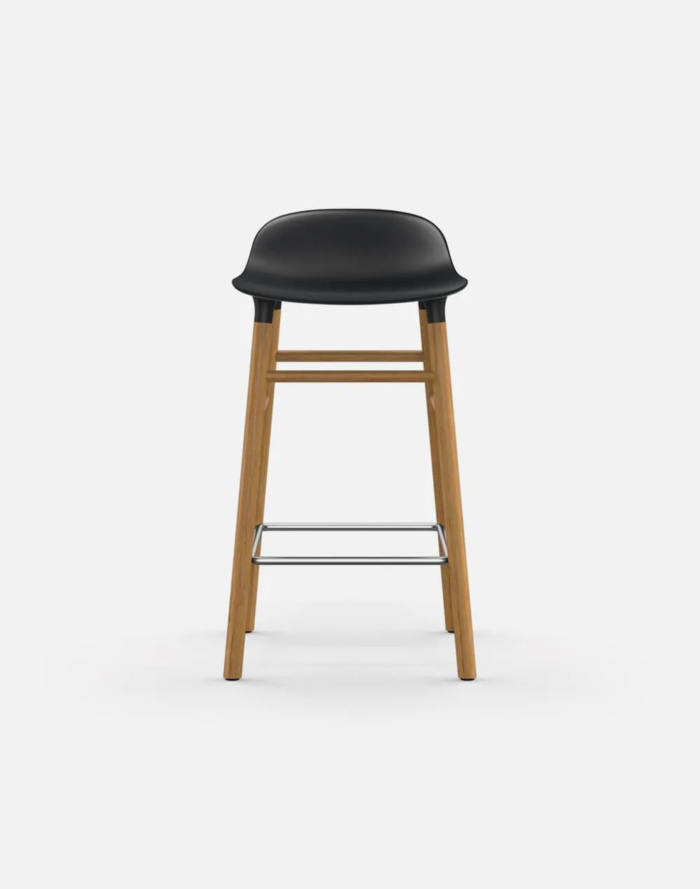 Form Bar Stool Oak Base