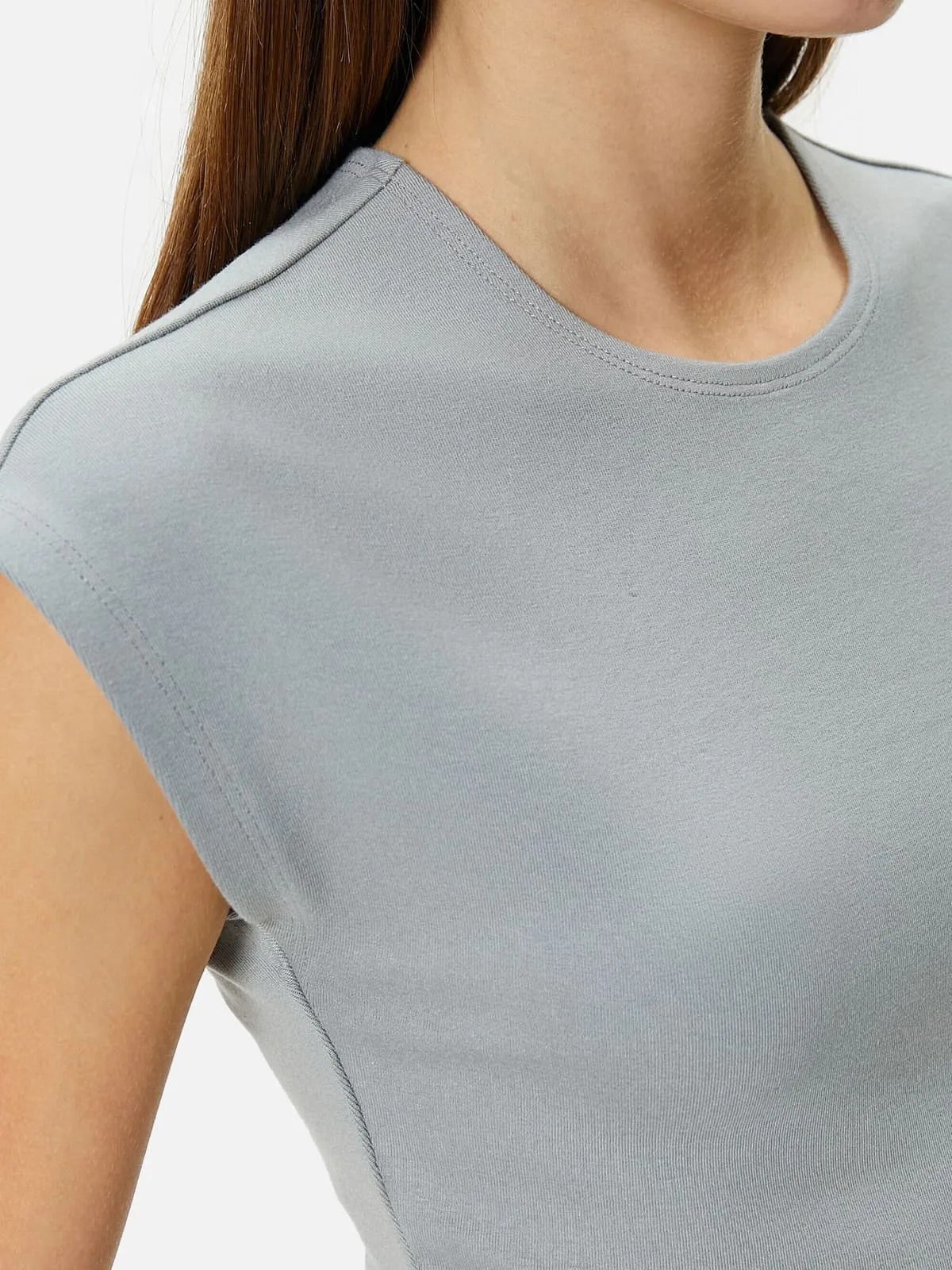 Slim Fit Basic Unpatterned T-shirt - Image 5