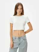 Slim Fit Basic Solid Color T-Shirt