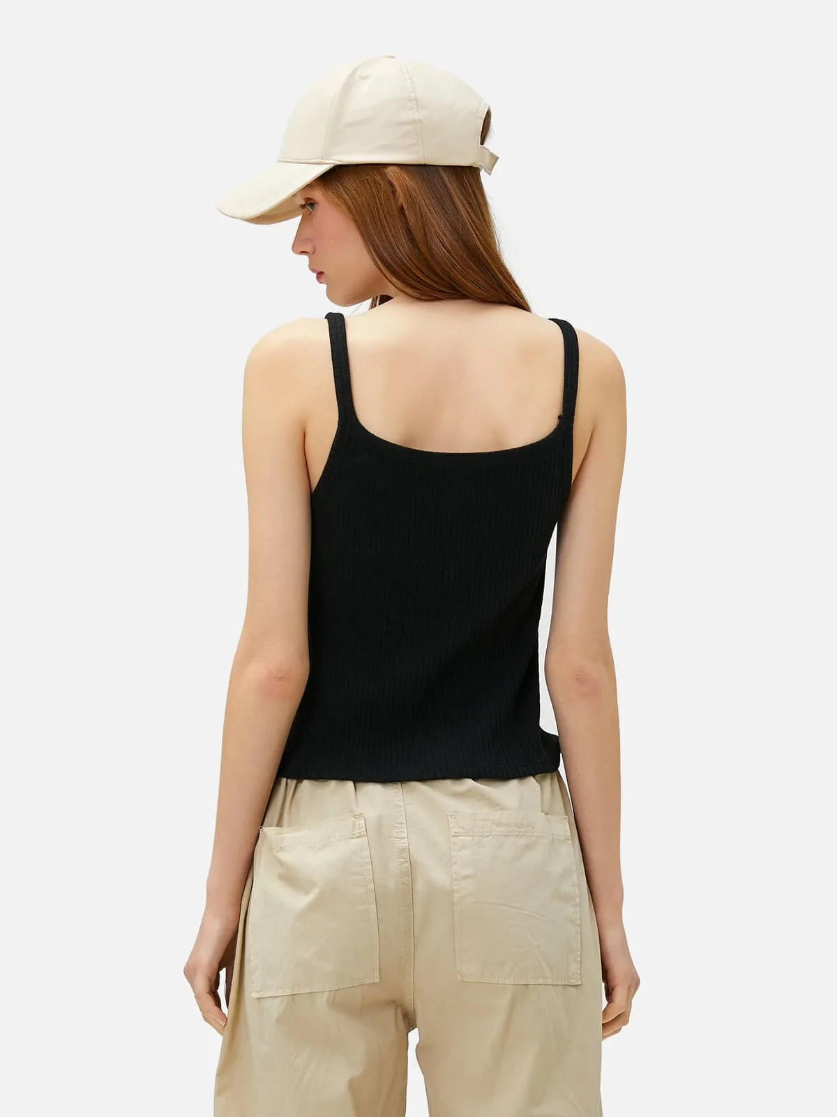 Plain Cotton Undershirt - Wide Neck - Image 9