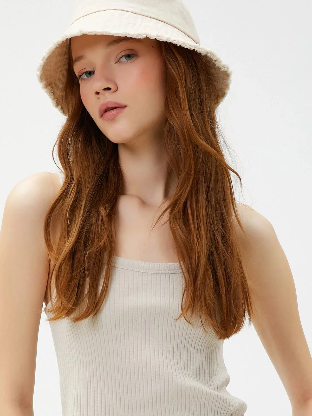 Plain Cotton Undershirt - Wide Neck - Image 5