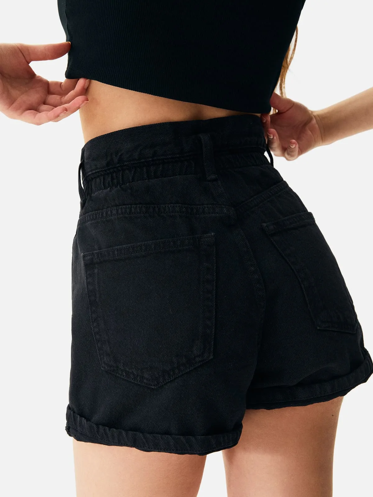 Regular-Fit Denim Bermuda Shorts - Image 5