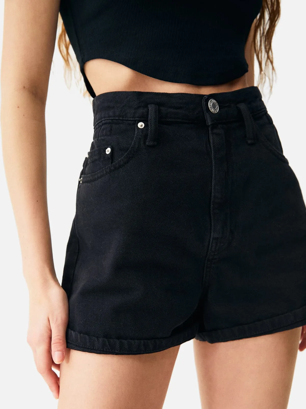Regular-Fit Denim Bermuda Shorts - Image 6