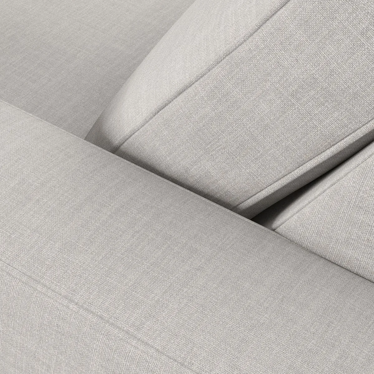 Glozin II Sofa in Latex—Gray - Image 3