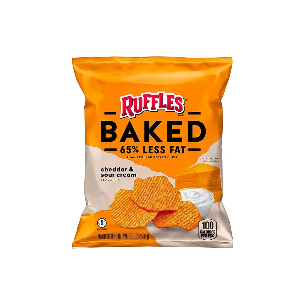 Oven Baked Cheddar and Sour Cream Potato Crisps