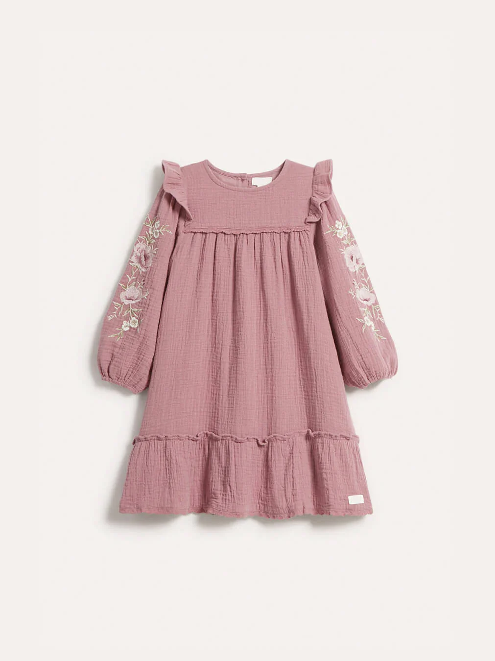 Girl winter dress pink main image 1