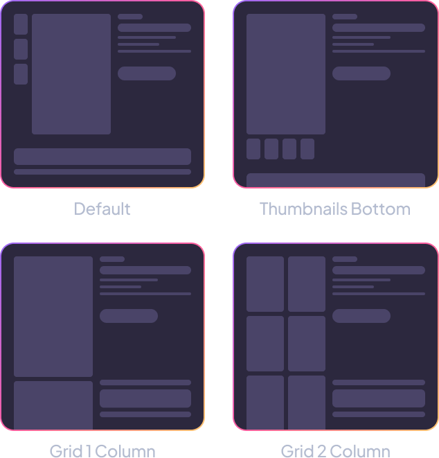 Various Product Layout
